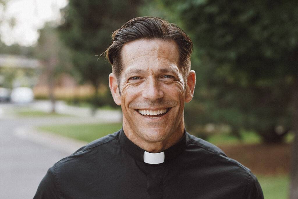 Father Mike Schmitz smiling headshot